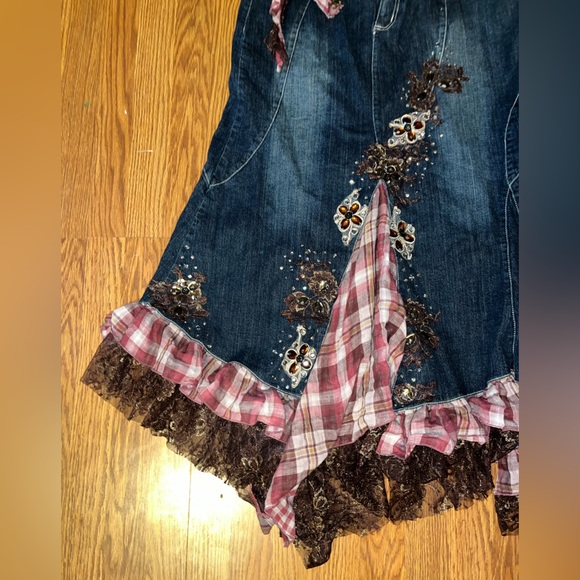 NWT-West 36th vintage denim maxi skirt - Picture 2 of 8